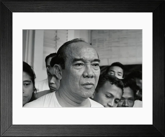 Framed Print : Portrait of Achmed Sukarno Framed Print : Portrait of Achmed Sukarno