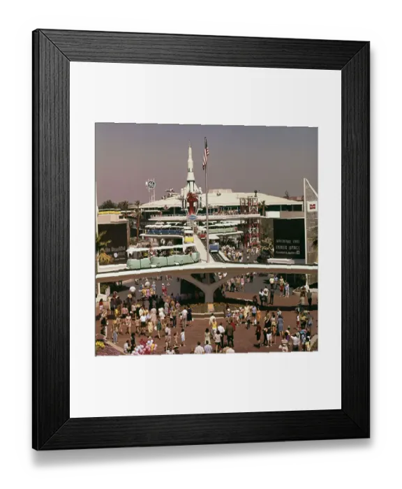 Framed Print : Tomorrowland At Disneyland Framed Print : Tomorrowland At Disneyland