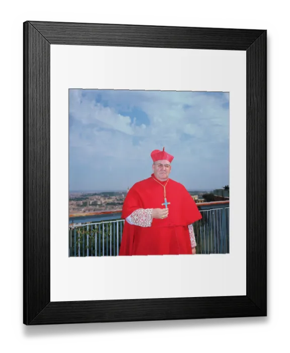 Framed Print : John Cody. (Original Caption). Rome: New Cardinal John Cody Framed Print : John Cody. (Original Caption). Rome: New Cardinal John Cody
