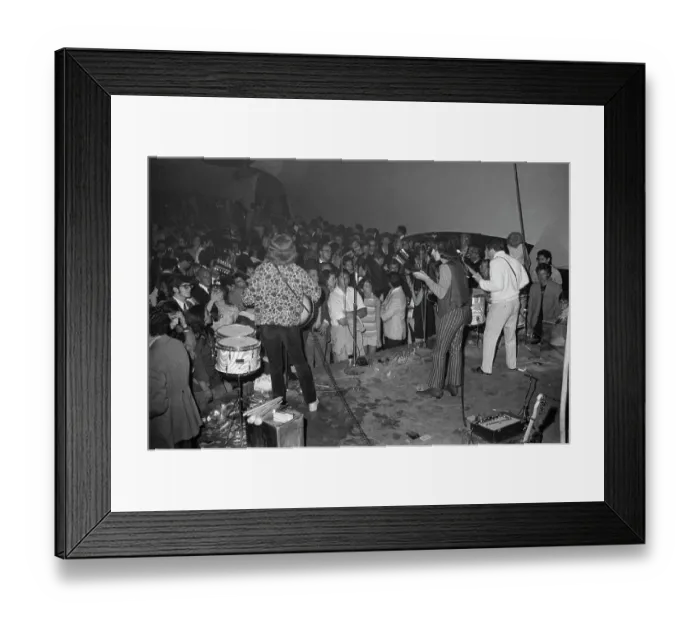 Framed Print : On Stage At The Electric Circus Framed Print : On Stage At The Electric Circus