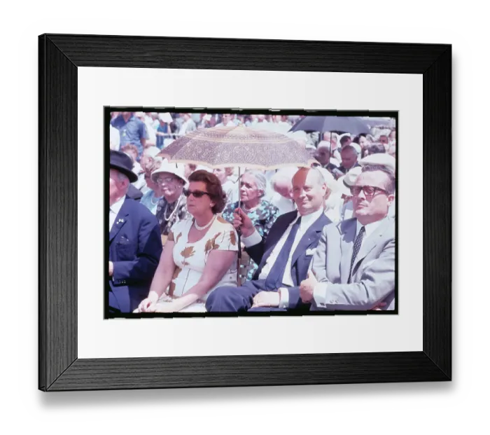 Framed Print : Prince and Princess of Prussia Attending Refugee Event Framed Print : Prince and Princess of Prussia Attending Refugee Event