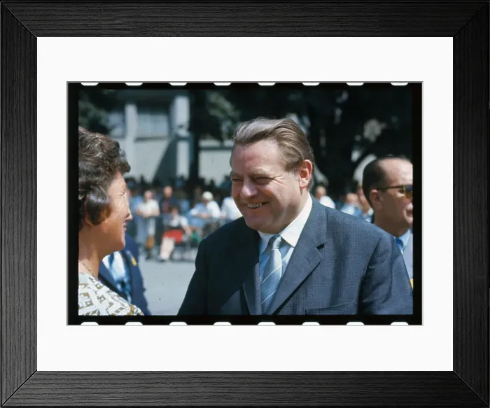 Framed Print : Portrait of Franz Josef Strauss Framed Print : Portrait of Franz Josef Strauss