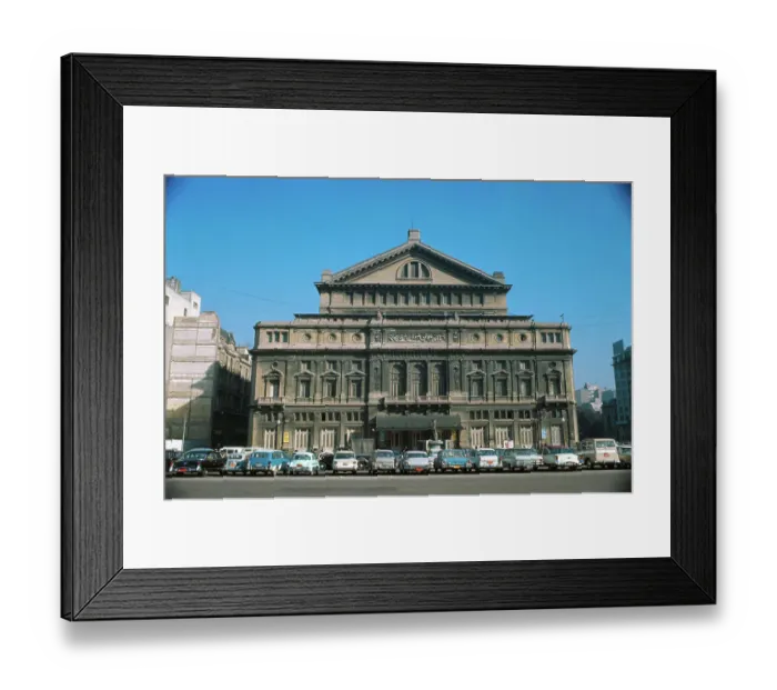 Framed Print : Teatro Colon Framed Print : Teatro Colon