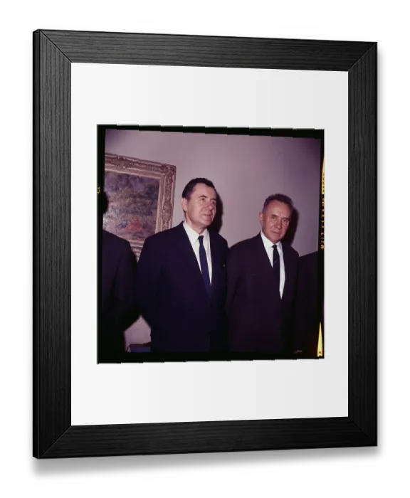 Framed Print : Andrei Gromyko and Aleksei Kosygin Framed Print : Andrei Gromyko and Aleksei Kosygin