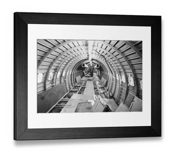 Framed Print : Interior View of Concorde Prototype