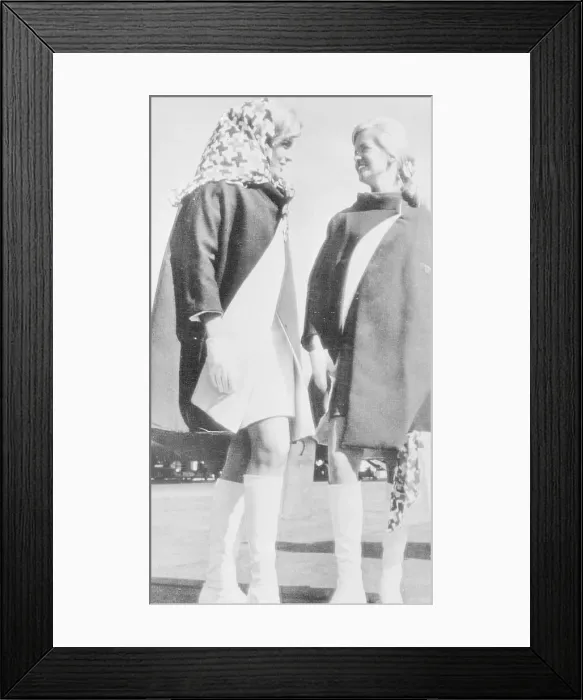 Framed Print : New Stewardess Uniform in 1967 Framed Print : New Stewardess Uniform in 1967