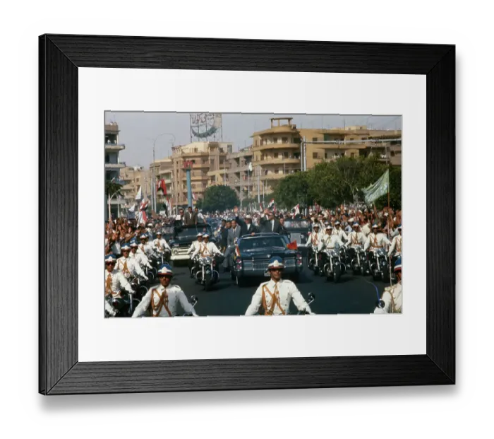 Framed Print : Nikolai Podgorny And Gamal Abdel Nasser