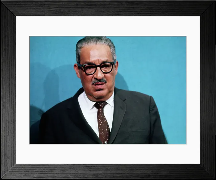 Framed Print : Supreme Court Justice Thurgood Marshall Framed Print : Supreme Court Justice Thurgood Marshall