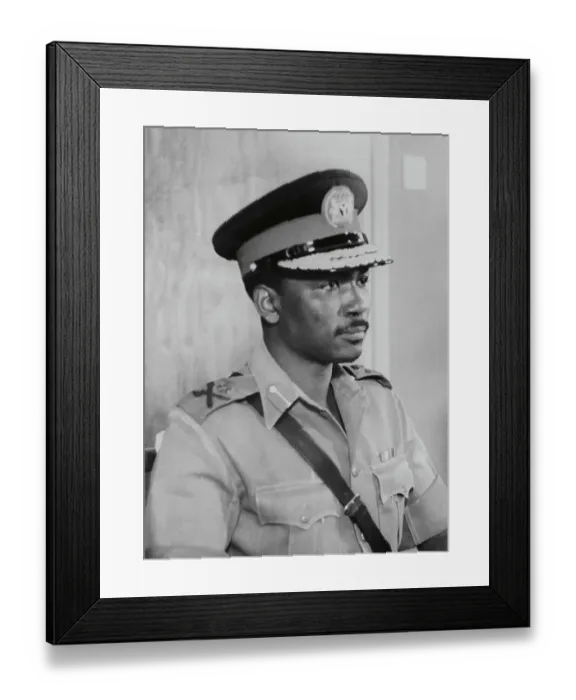 Framed Print : General Yakubu Gowon Of Nigeria Framed Print : General Yakubu Gowon Of Nigeria