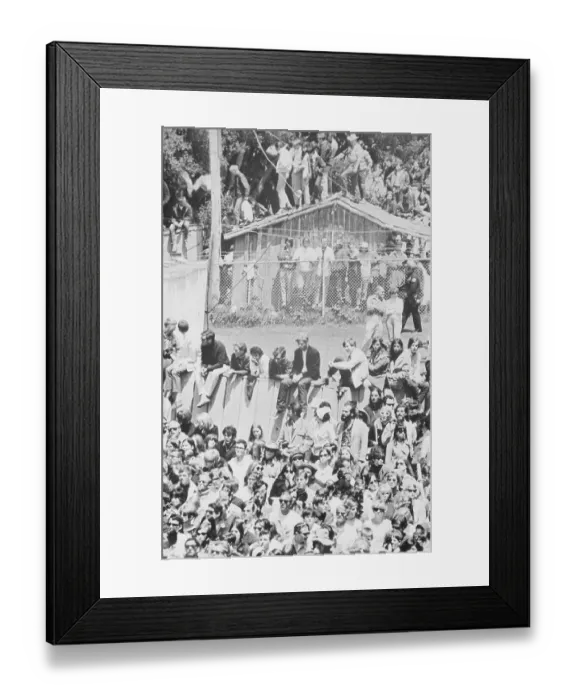 Framed Print : Spectators Enjoying Rock Music Festival Framed Print : Spectators Enjoying Rock Music Festival