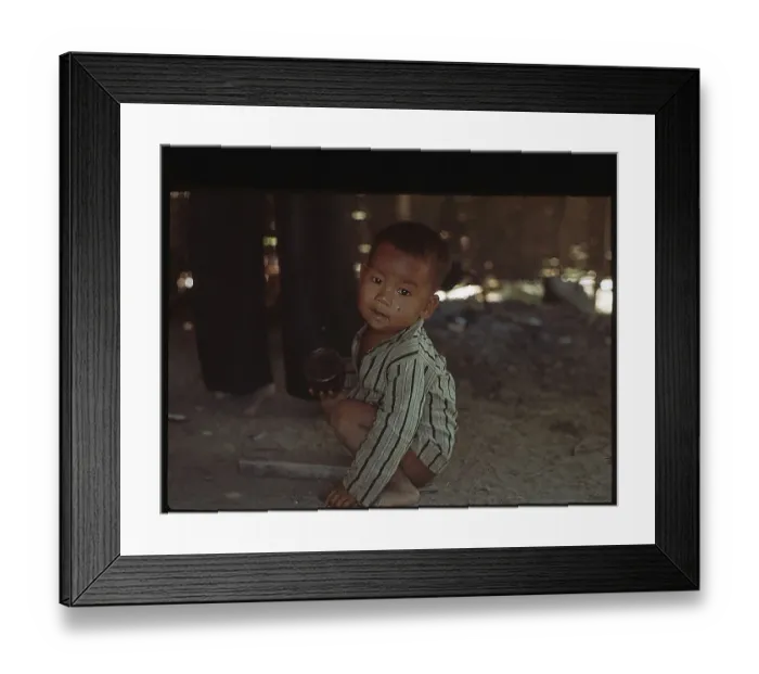 Framed Print : Young Vietnamese Boy Framed Print : Young Vietnamese Boy