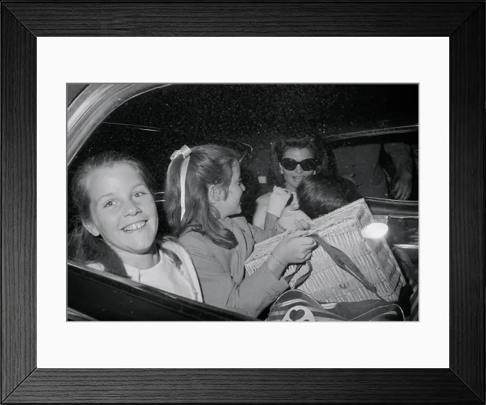 Framed Print : Jacqueline Kennedy Entering Automobile Framed Print : Jacqueline Kennedy Entering Automobile