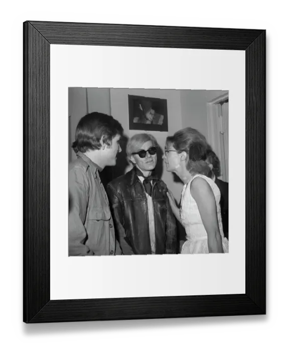 Framed Print : Andy Warhol And Friends at a Party Framed Print : Andy Warhol And Friends at a Party