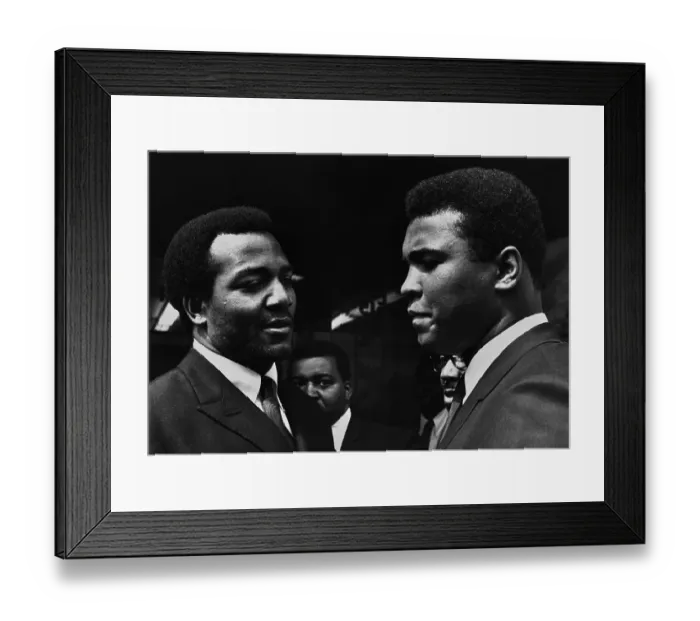 Framed Print : Jim Brown And Muhammad Ali