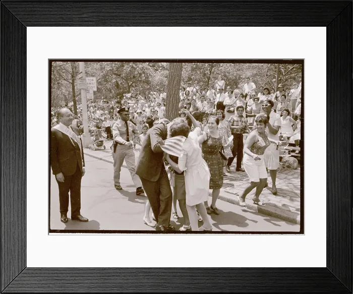 Framed Print : Robert F. Kennedy Being Rushed by Admirers Framed Print : Robert F. Kennedy Being Rushed by Admirers