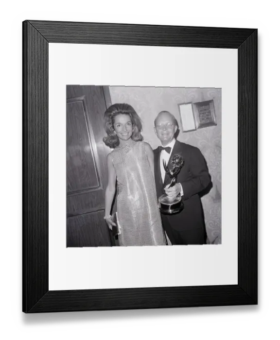 Framed Print : Lee Radziwill and Truman Capote at Emmys Framed Print : Lee Radziwill and Truman Capote at Emmys