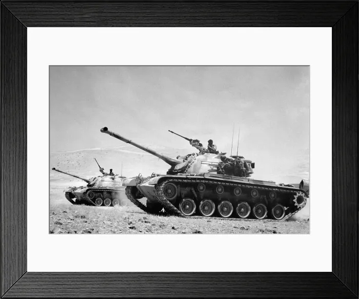 Framed Print : Jordanian Tanks on the Israeli Border Framed Print : Jordanian Tanks on the Israeli Border