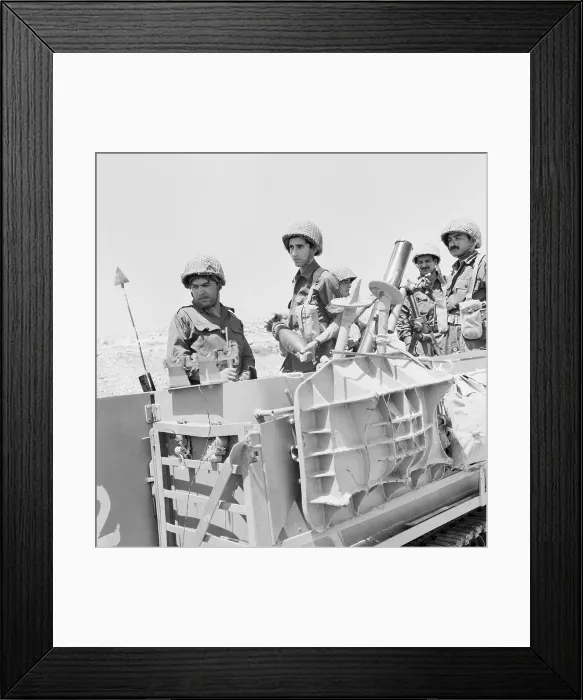 Framed Print : Israeli Troops On Border Patrol Framed Print : Israeli Troops On Border Patrol