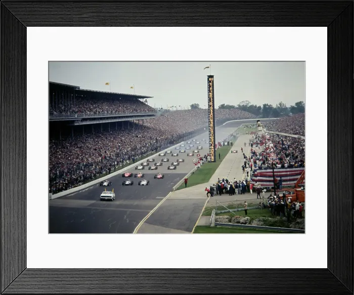 Framed Print : Indianapolis 500 Race