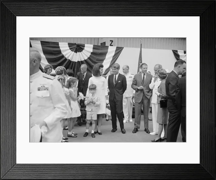 Framed Print : Lyndon B. Johnson Meeting with Kennedy Family Framed Print : Lyndon B. Johnson Meeting with Kennedy Family