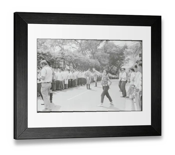 Framed Print : Chinese Woman Shouting in Protest Framed Print : Chinese Woman Shouting in Protest