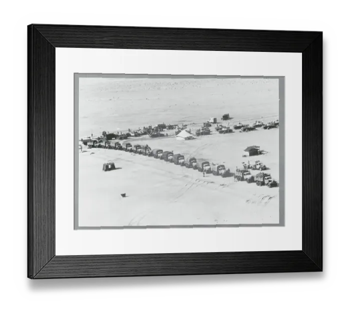 Framed Print : Military Trucks Crossing Land in Sinai Framed Print : Military Trucks Crossing Land in Sinai