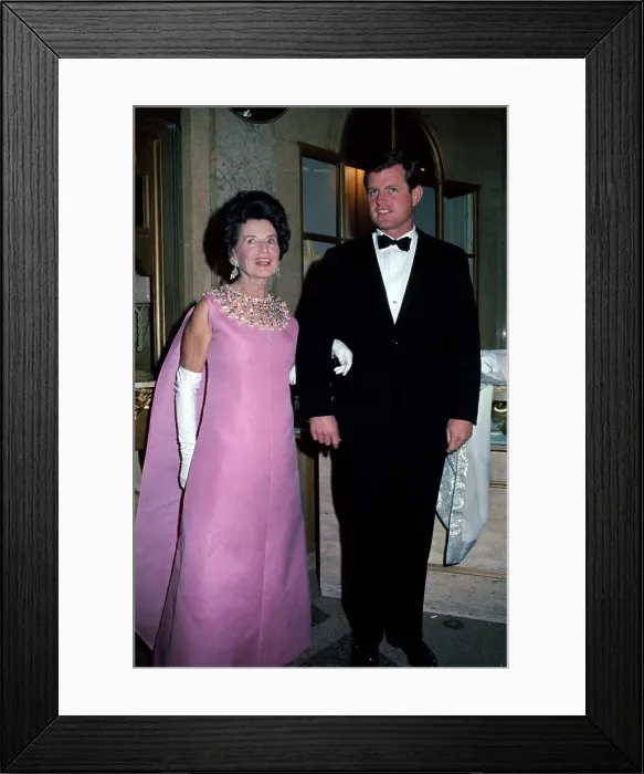 Framed Print : Portrait of Edward Kennedy with His Mother Rose Kennedy Framed Print : Portrait of Edward Kennedy with His Mother Rose Kennedy
