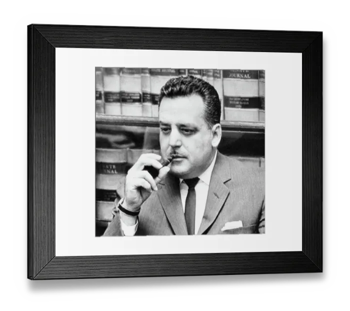 Framed Print : Sergio Arcacha Smith Awaits Extradition Hearing