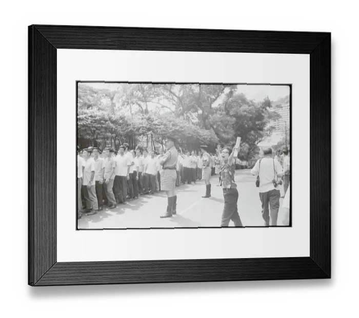 Framed Print : Demonstrations in Hong Kong