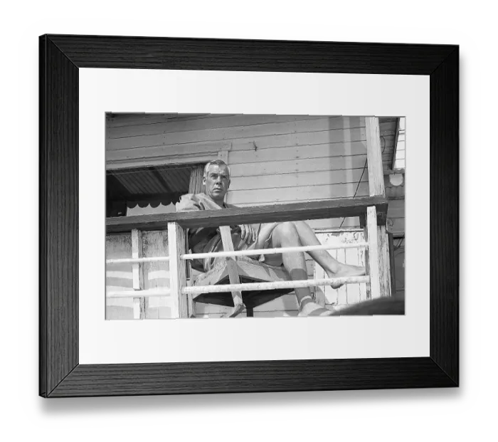 Framed Print : Lee Marvin Off Set Framed Print : Lee Marvin Off Set