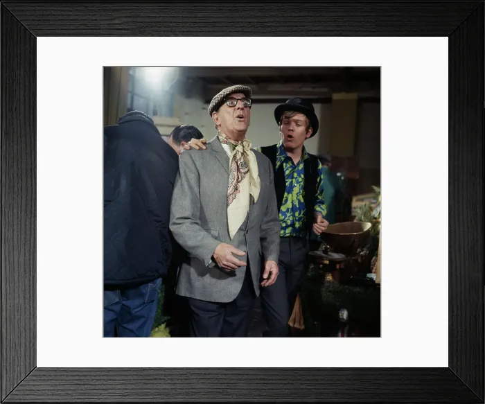 Framed Print : Stanley Holloway And Peter Noone Framed Print : Stanley Holloway And Peter Noone