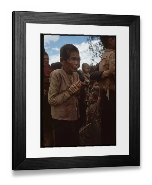 Framed Print : Vietnamese Villager After Destruction Framed Print : Vietnamese Villager After Destruction
