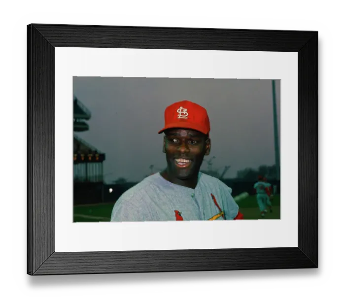 Framed Print : Bob Gibson in Uniform Framed Print : Bob Gibson in Uniform