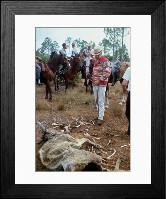 Framed Print : Governor Kirk Touring Drought-Stricken Florida Framed Print : Governor Kirk Touring Drought-Stricken Florida