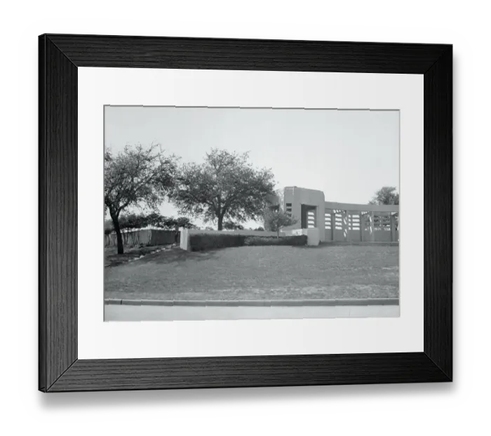 Framed Print : Exterior and Grounds of the Itek Corporation Framed Print : Exterior and Grounds of the Itek Corporation