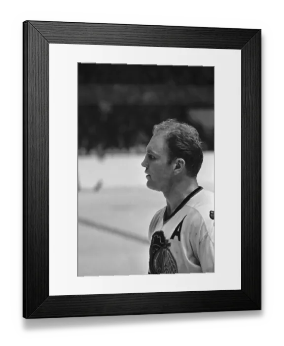 Framed Print : Goalie Bruce Gamble in Game Framed Print : Goalie Bruce Gamble in Game