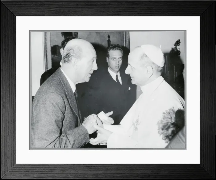 Framed Print : King Umberto and Pope Paul VI of Italy Framed Print : King Umberto and Pope Paul VI of Italy