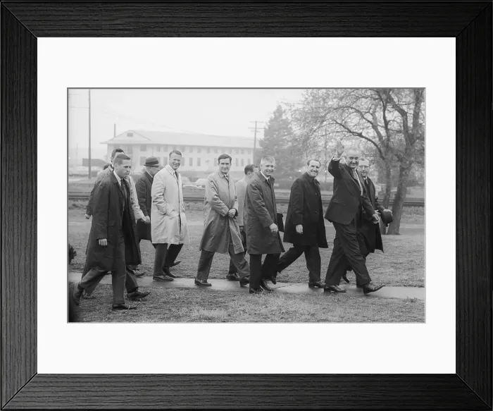Framed Print : Lyndon B. Johnson to Discuss Federal-State Relations Framed Print : Lyndon B. Johnson to Discuss Federal-State Relations