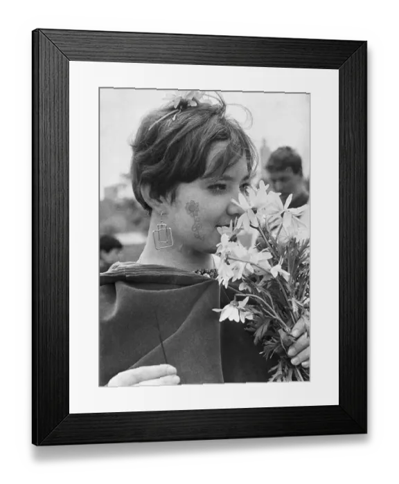 Framed Print : Hippies At A Hippie Fest