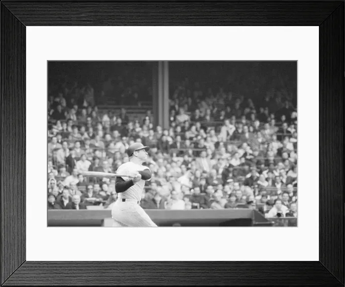 Framed Print : Baseball Player Mickey Mantle's 500th Home Run Framed Print : Baseball Player Mickey Mantle's 500th Home Run