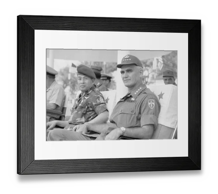 Framed Print : Officers of Vietnam War Framed Print : Officers of Vietnam War