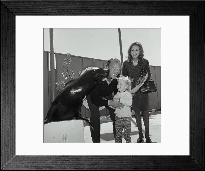 Framed Print : David Niven And Family Framed Print : David Niven And Family