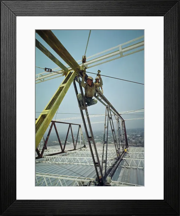 Framed Print : Olympic Construction Framed Print : Olympic Construction