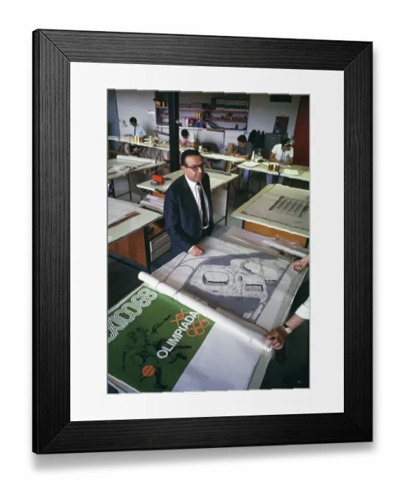 Framed Print : Pedro Ramirez Vazquez Framed Print : Pedro Ramirez Vazquez