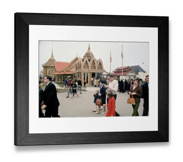 Framed Print : Thailand Pavilion, Expo 67