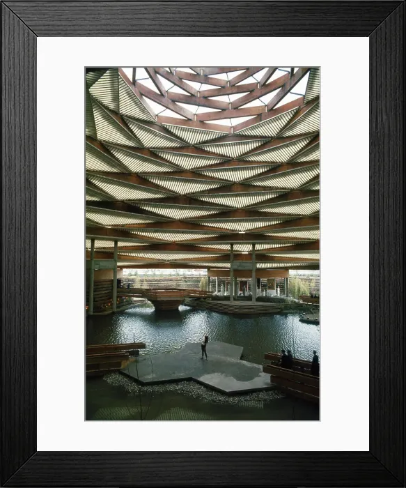 Framed Print : Interior of Expo 67 Pavilion Framed Print : Interior of Expo 67 Pavilion