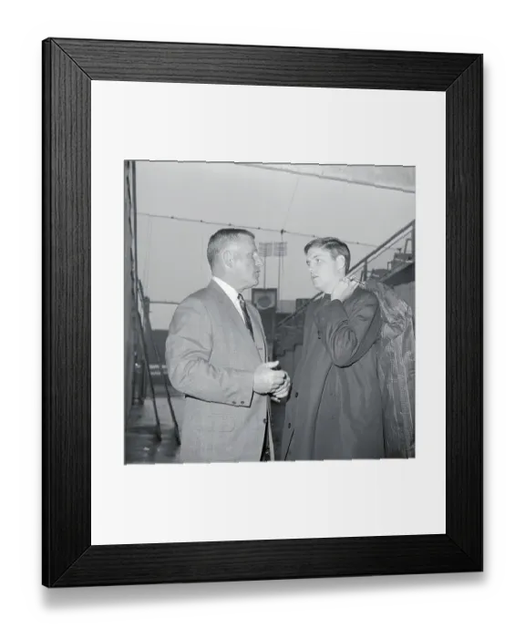 Framed Print : Tom Seaver Talking with His Dad Framed Print : Tom Seaver Talking with His Dad