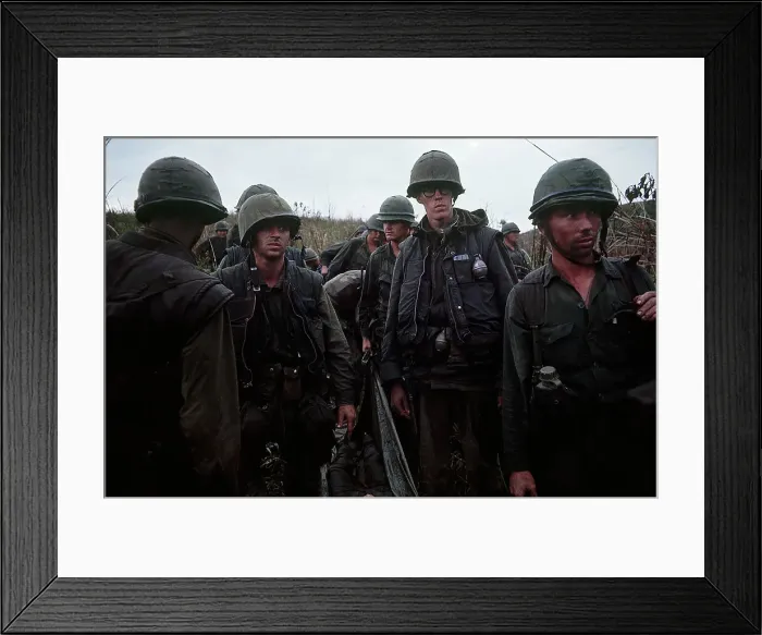 Framed Print : US Marines After Eleven Day Battle Framed Print : US Marines After Eleven Day Battle