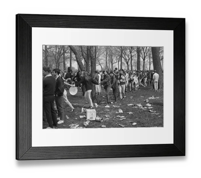Framed Print : Detroit Love-In Framed Print : Detroit Love-In