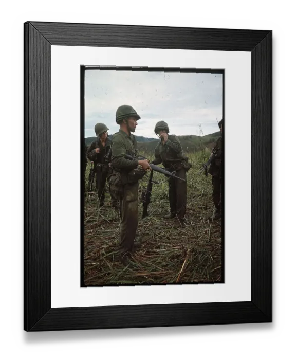 Framed Print : Marines After Battle Framed Print : Marines After Battle